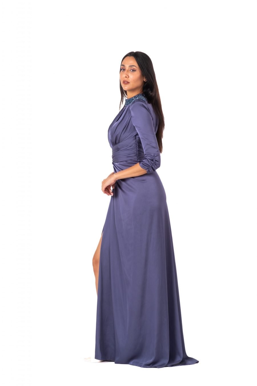 Jewel High Knee Evening Dress - Image 27
