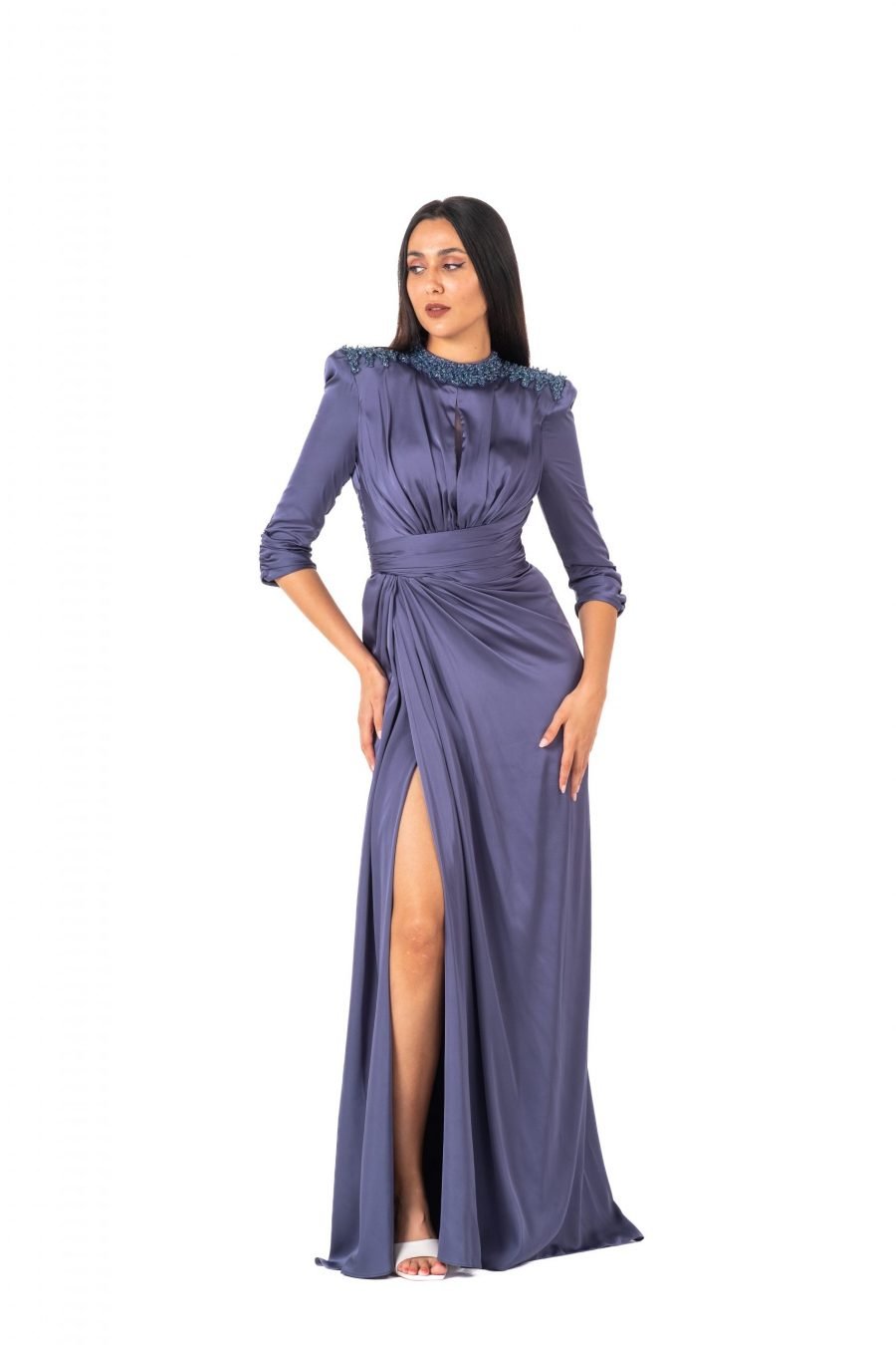 Jewel High Knee Evening Dress - Image 26
