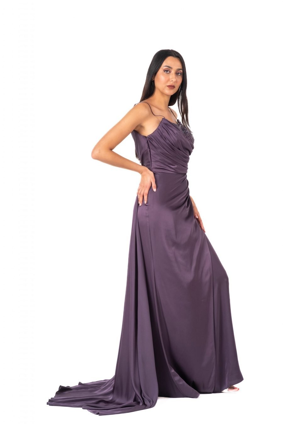 Halter Strap Mermaid Evening Dres - Image 2