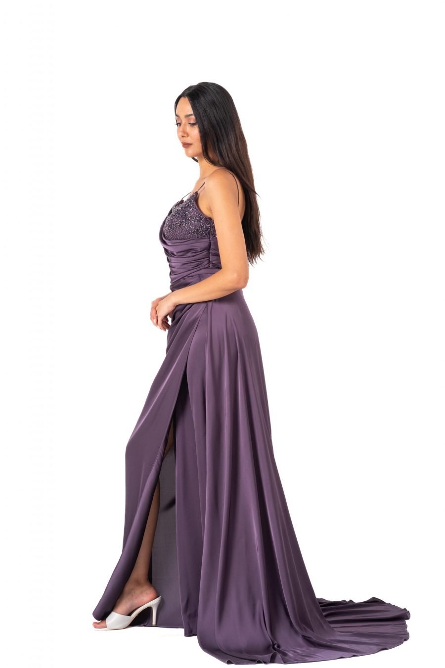 Halter Strap Mermaid Evening Dres - Image 3