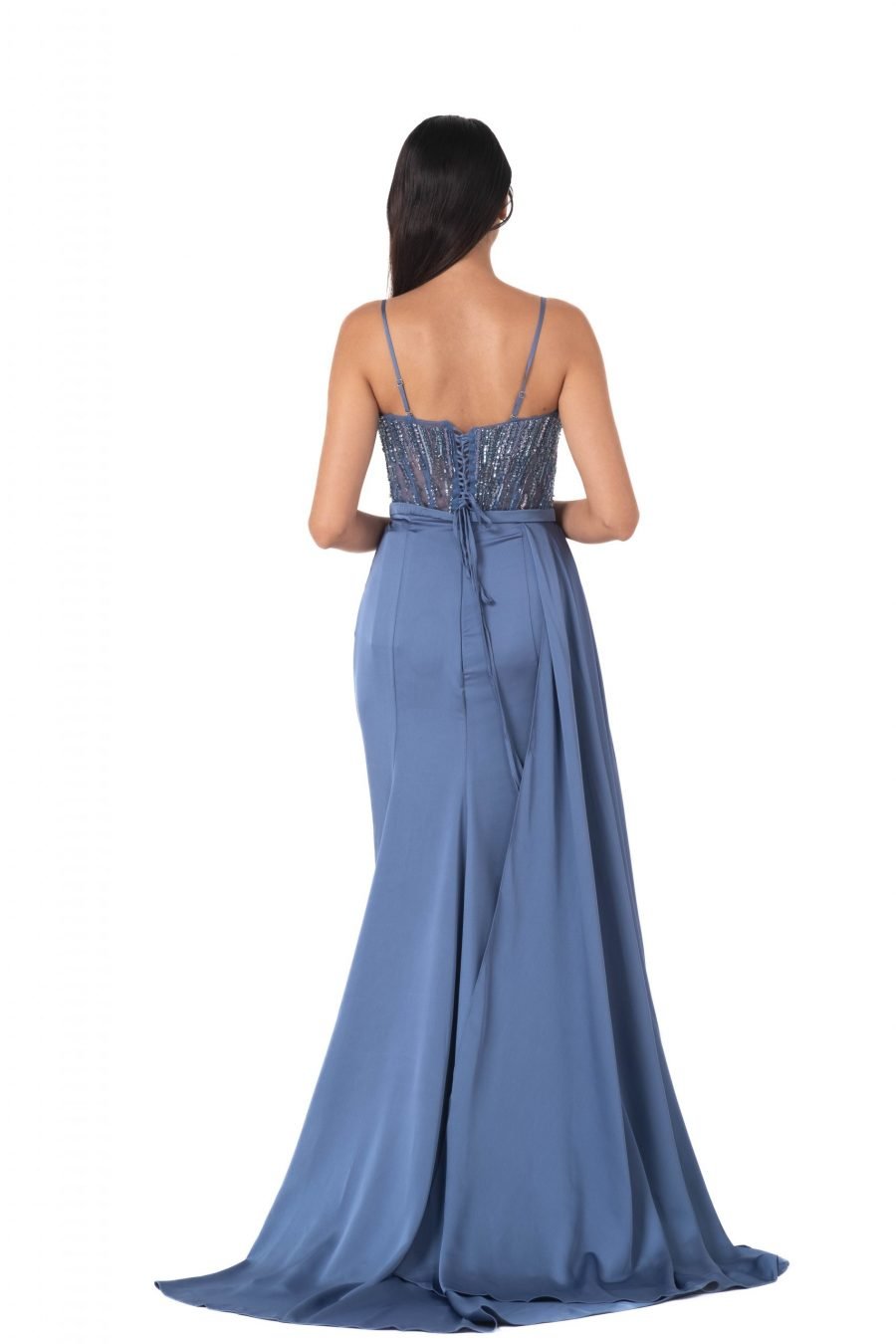 Sweetheart High Knee Evening Dres - Image 4