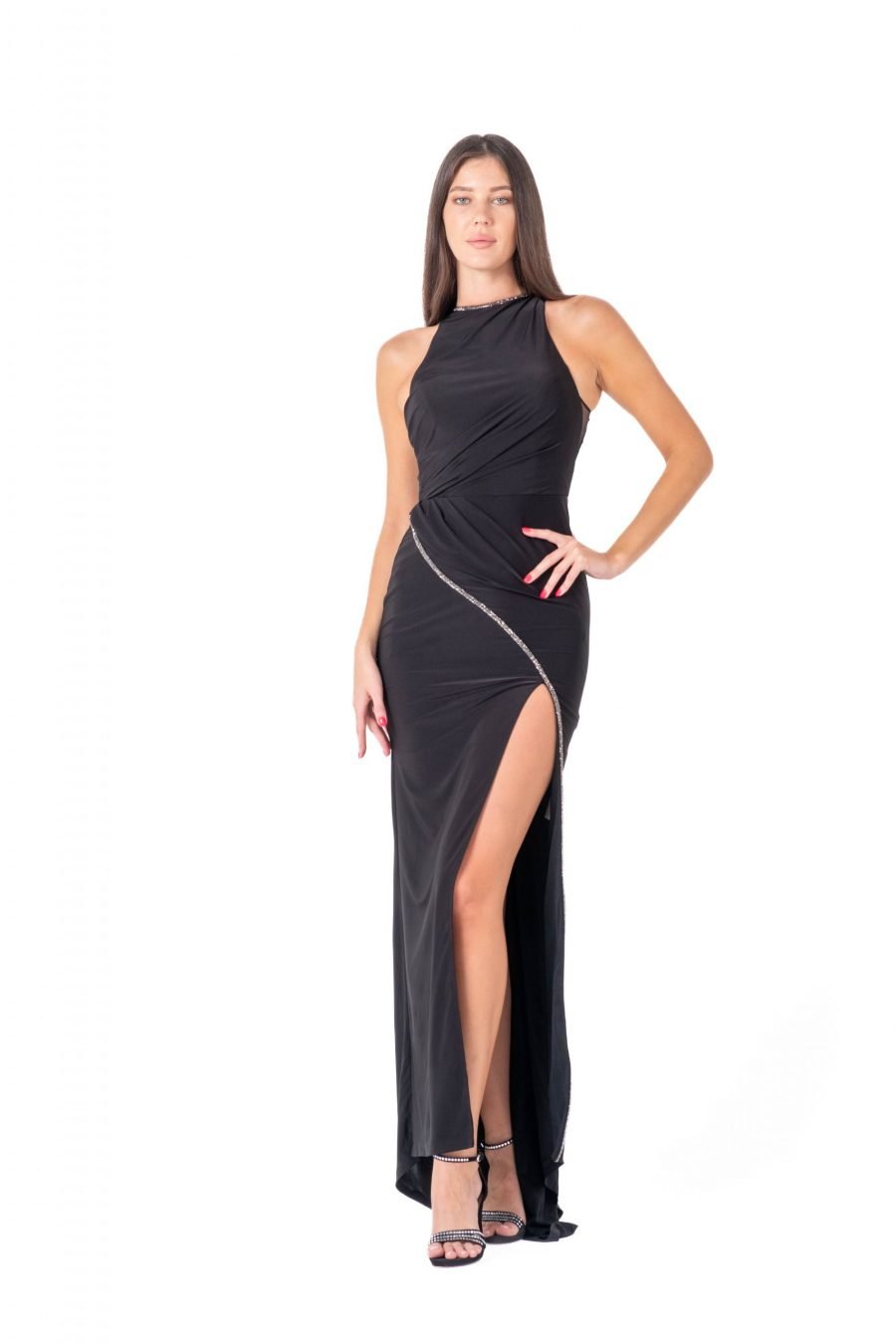 Jewel High Knee Evening Dress - Image 14