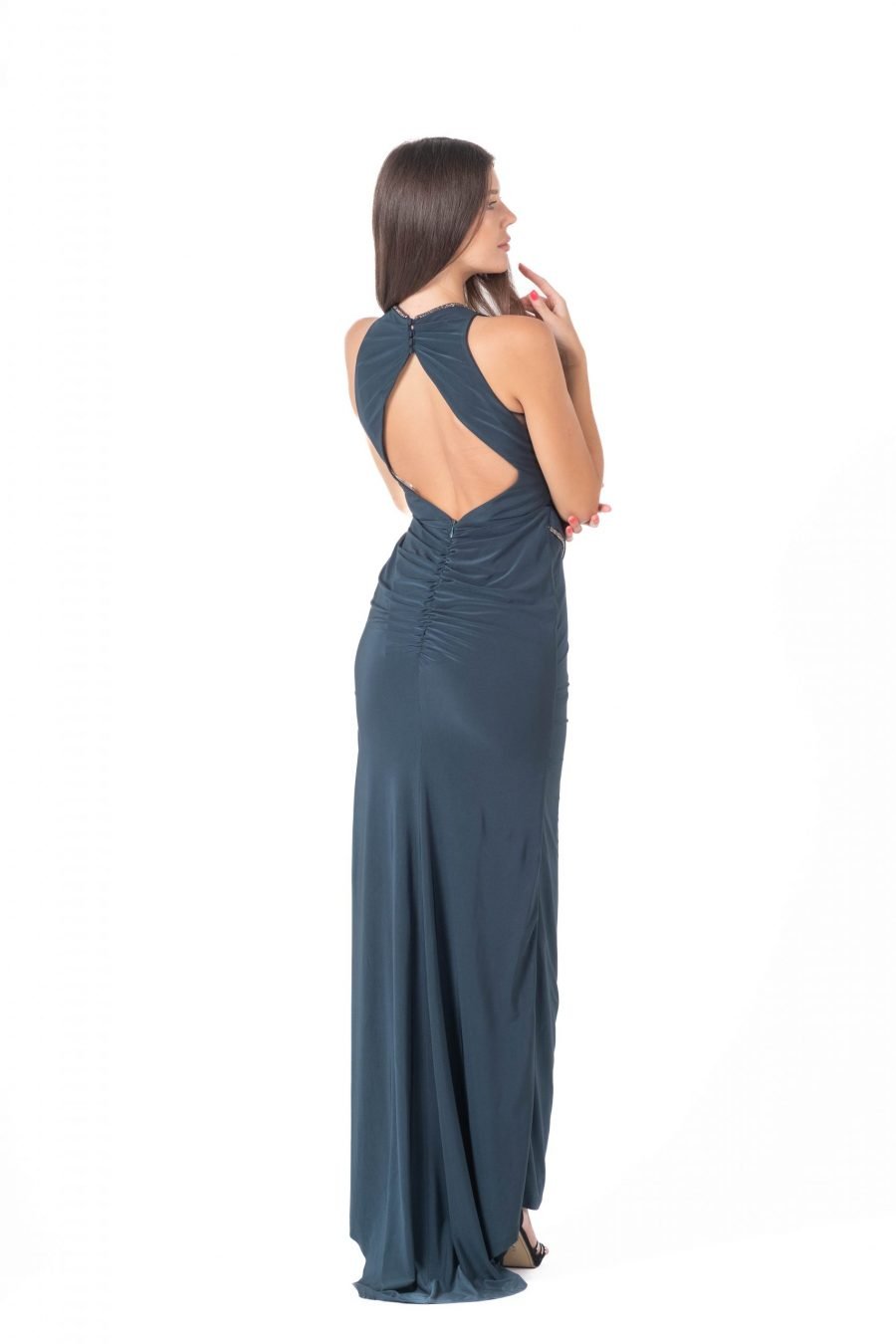 Jewel High Knee Evening Dress - Image 8