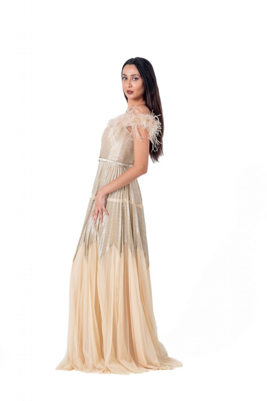 OFF-Shoulder Column Evening Dress - Image 6