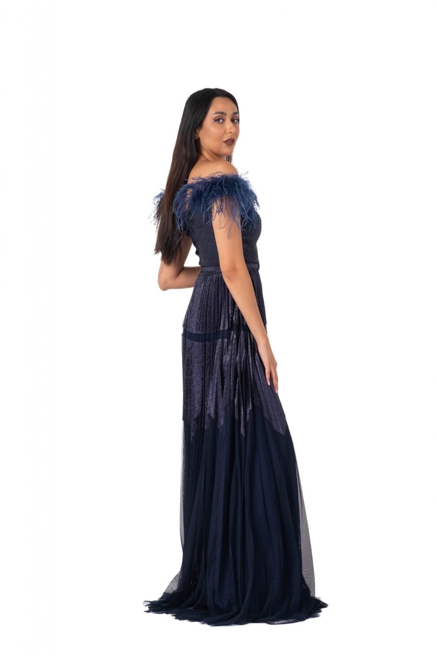 OFF-Shoulder Column Evening Dress - Image 10