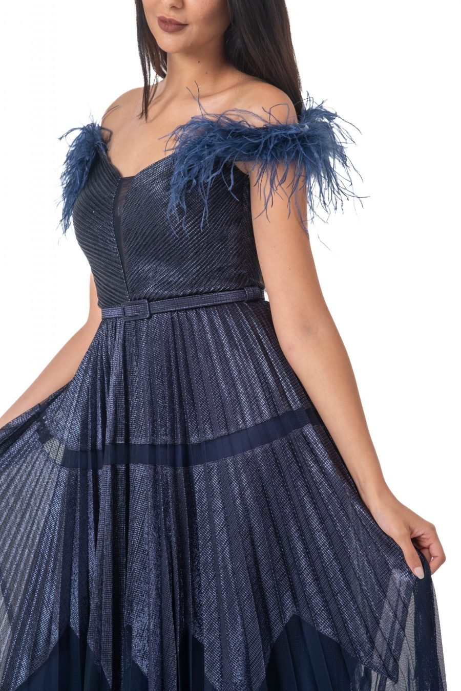OFF-Shoulder Column Evening Dress - Image 12