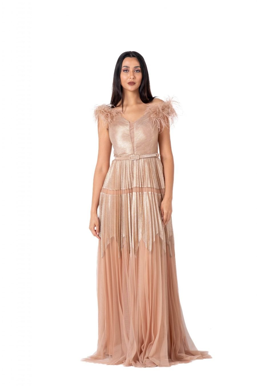 OFF-Shoulder Column Evening Dress - Image 13