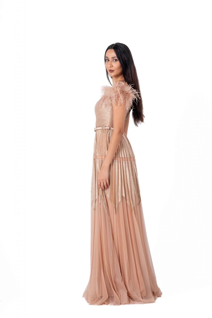 OFF-Shoulder Column Evening Dress - Image 14