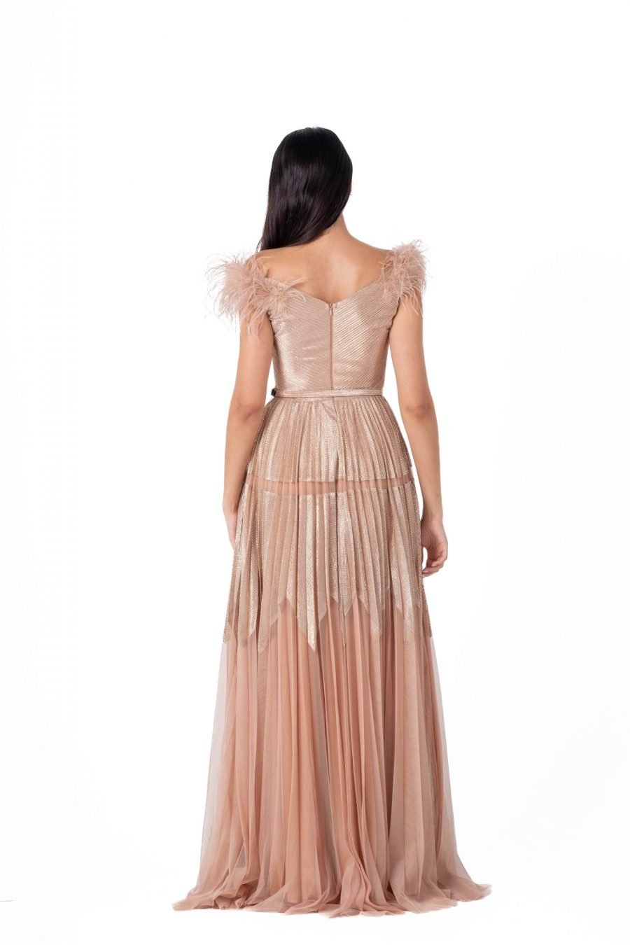 OFF-Shoulder Column Evening Dress - Image 15