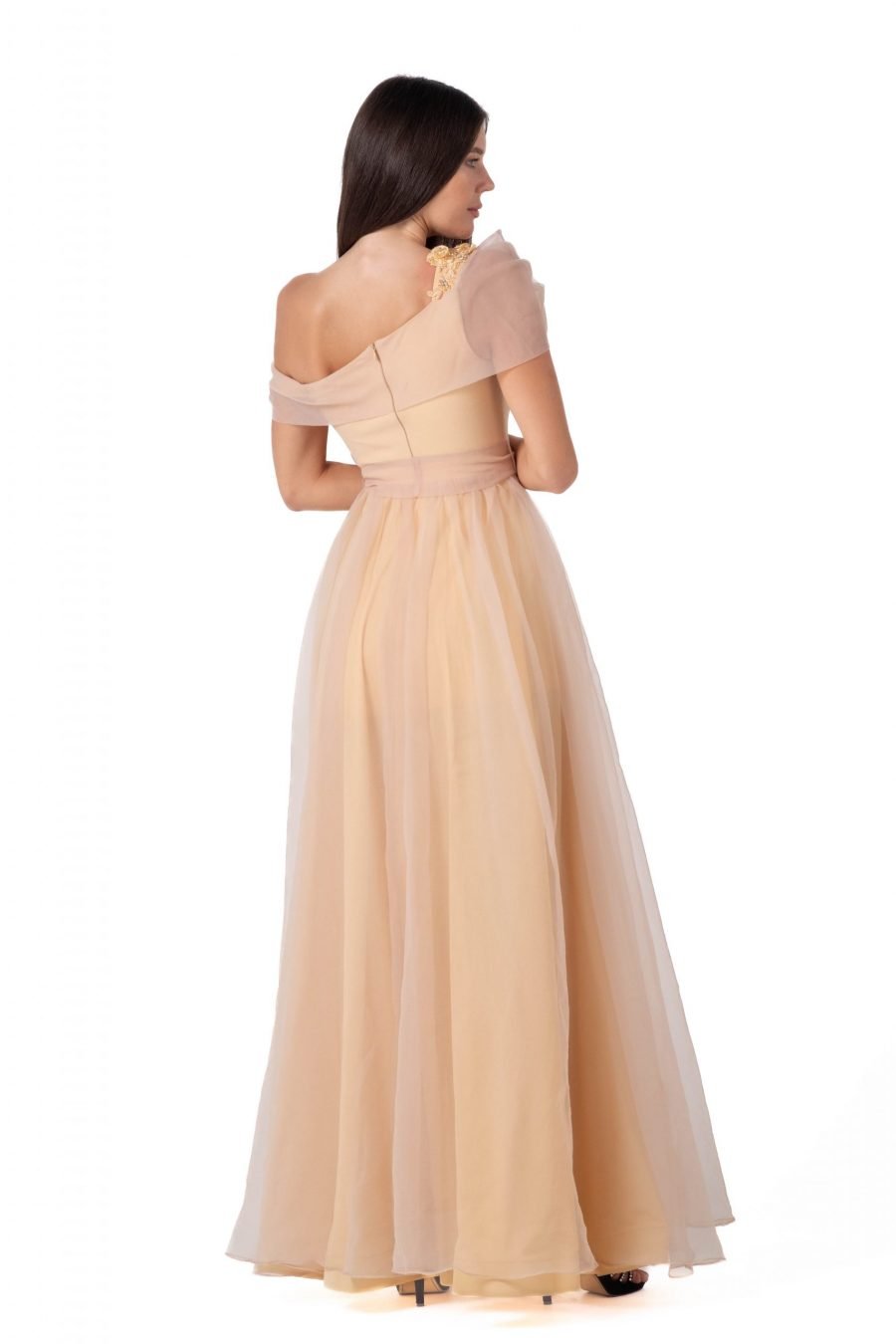 Off-Shoulder High Knee Evening Dress - Image 4