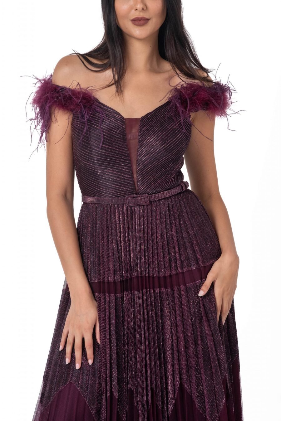 OFF-Shoulder Column Evening Dress - Image 20