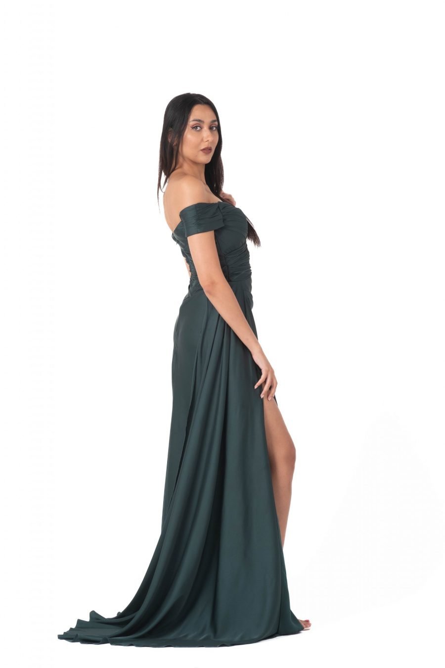 Off-Shoulder High Knee Evening Dress - Image 14