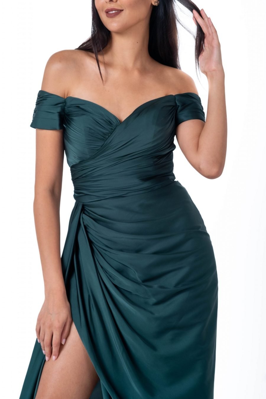 Off-Shoulder High Knee Evening Dress - Image 15