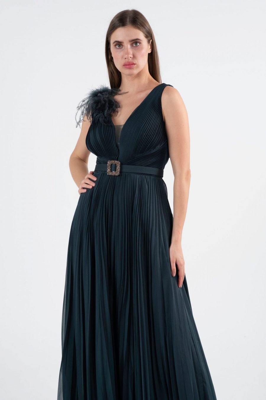 Plun Geing A-line Evening Dress - Image 5
