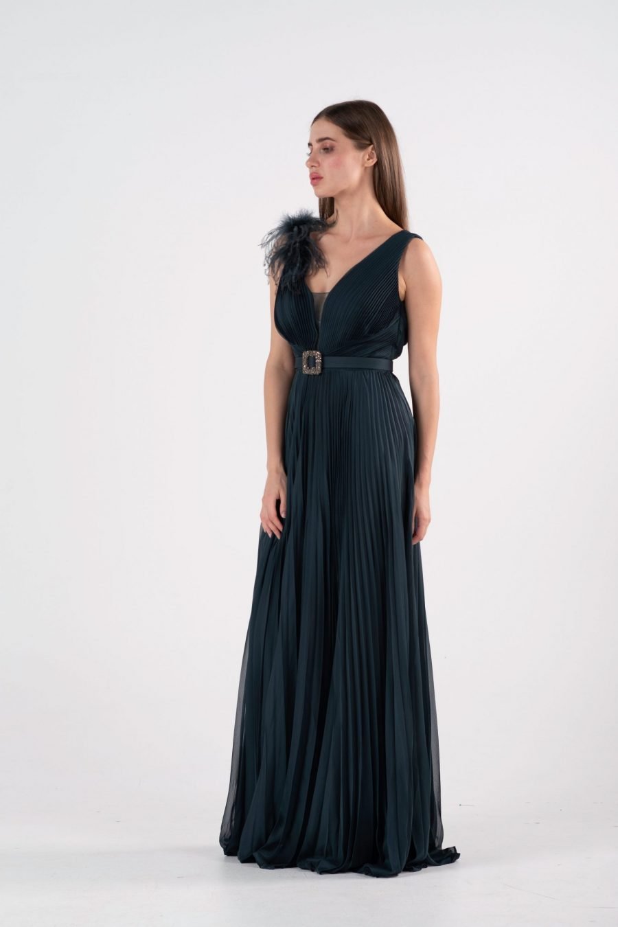 Plun Geing A-line Evening Dress - Image 8