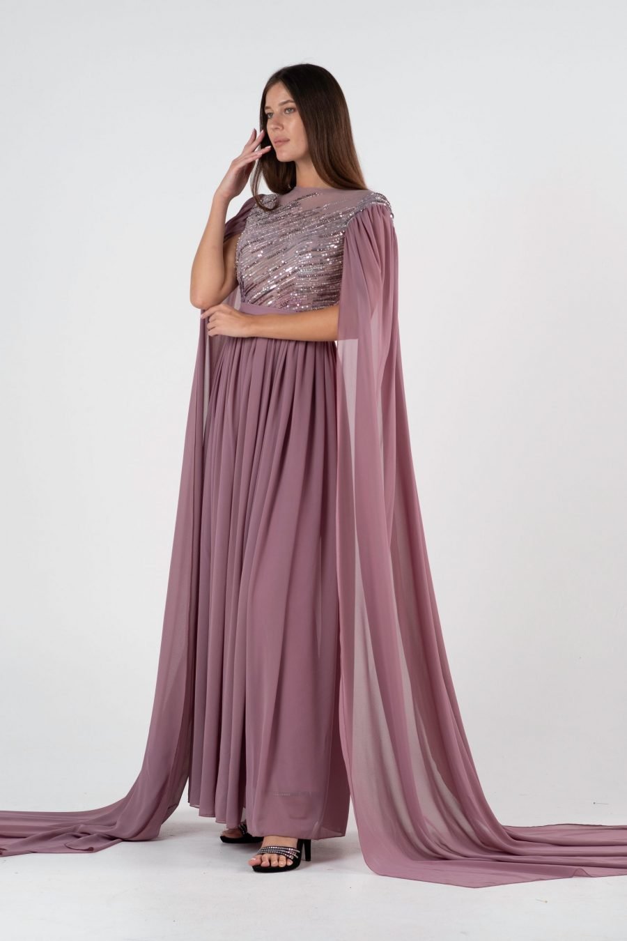 Jewel Column Evening Dress - Image 15