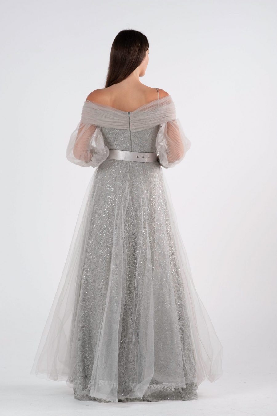 Plun Geing A-line Evening Dress - Image 12