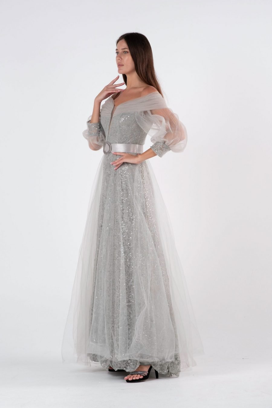Plun Geing A-line Evening Dress - Image 10