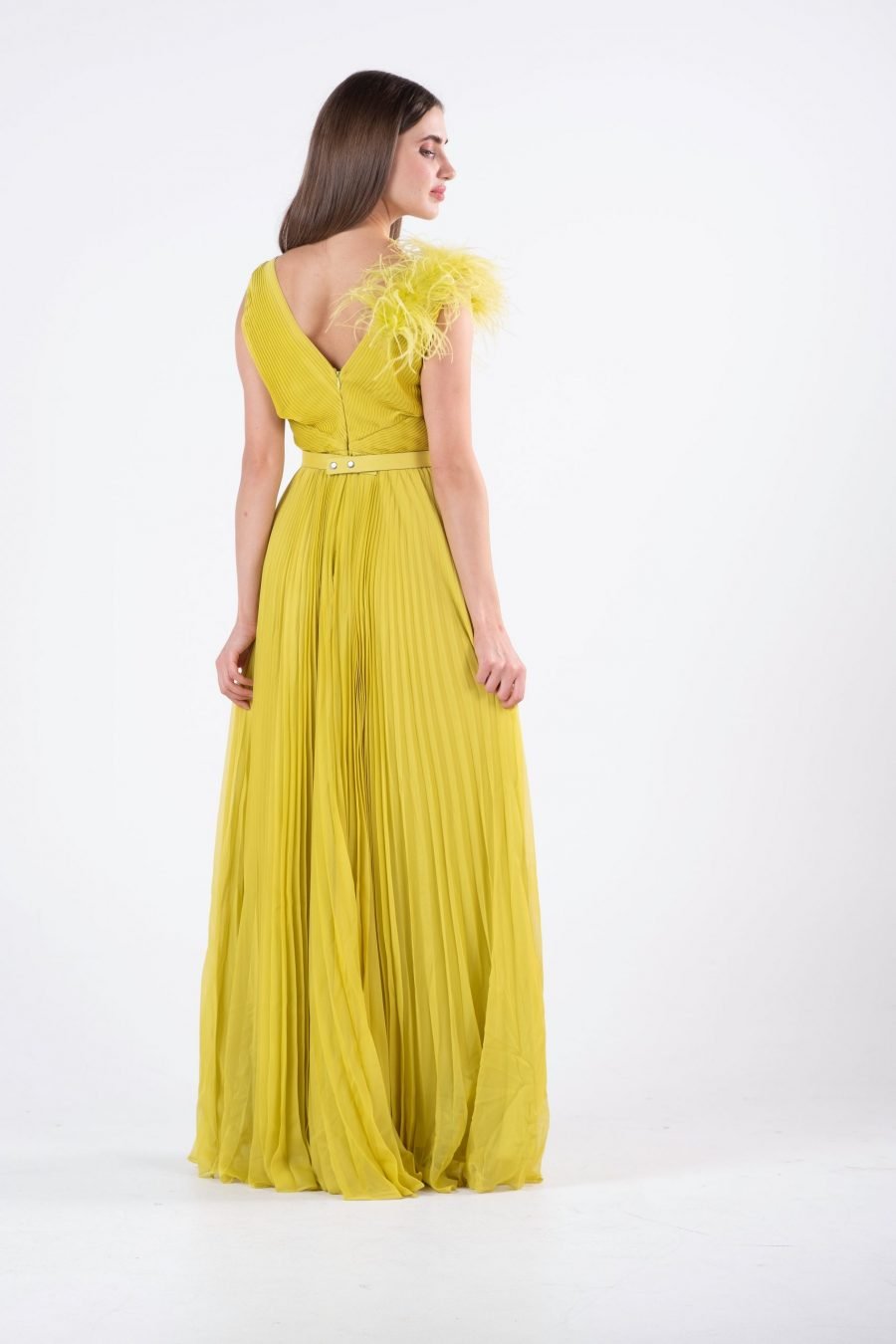 Plun Geing A-line Evening Dress - Image 4