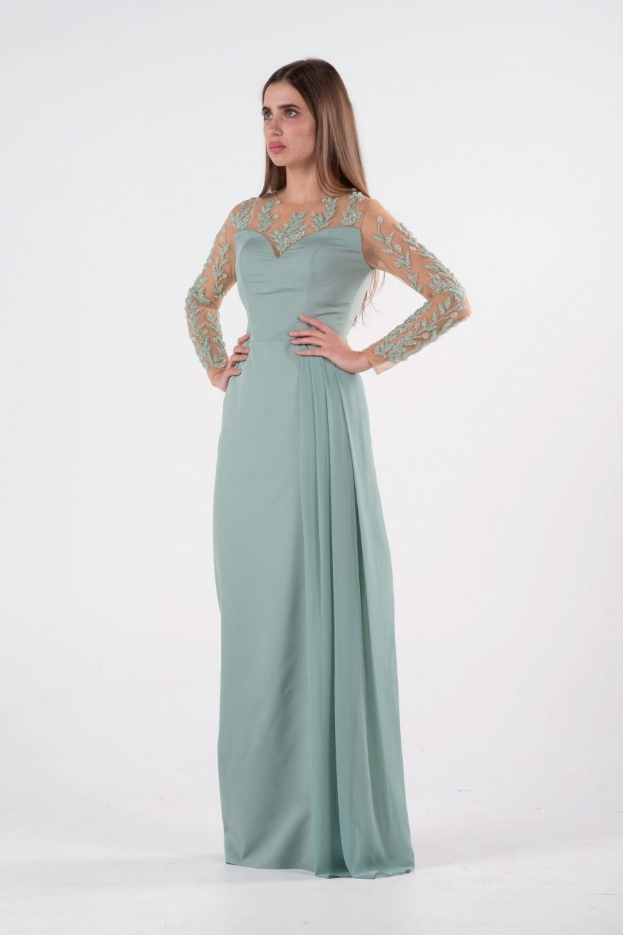 Jewel Slipdress Evening Dress - Image 10
