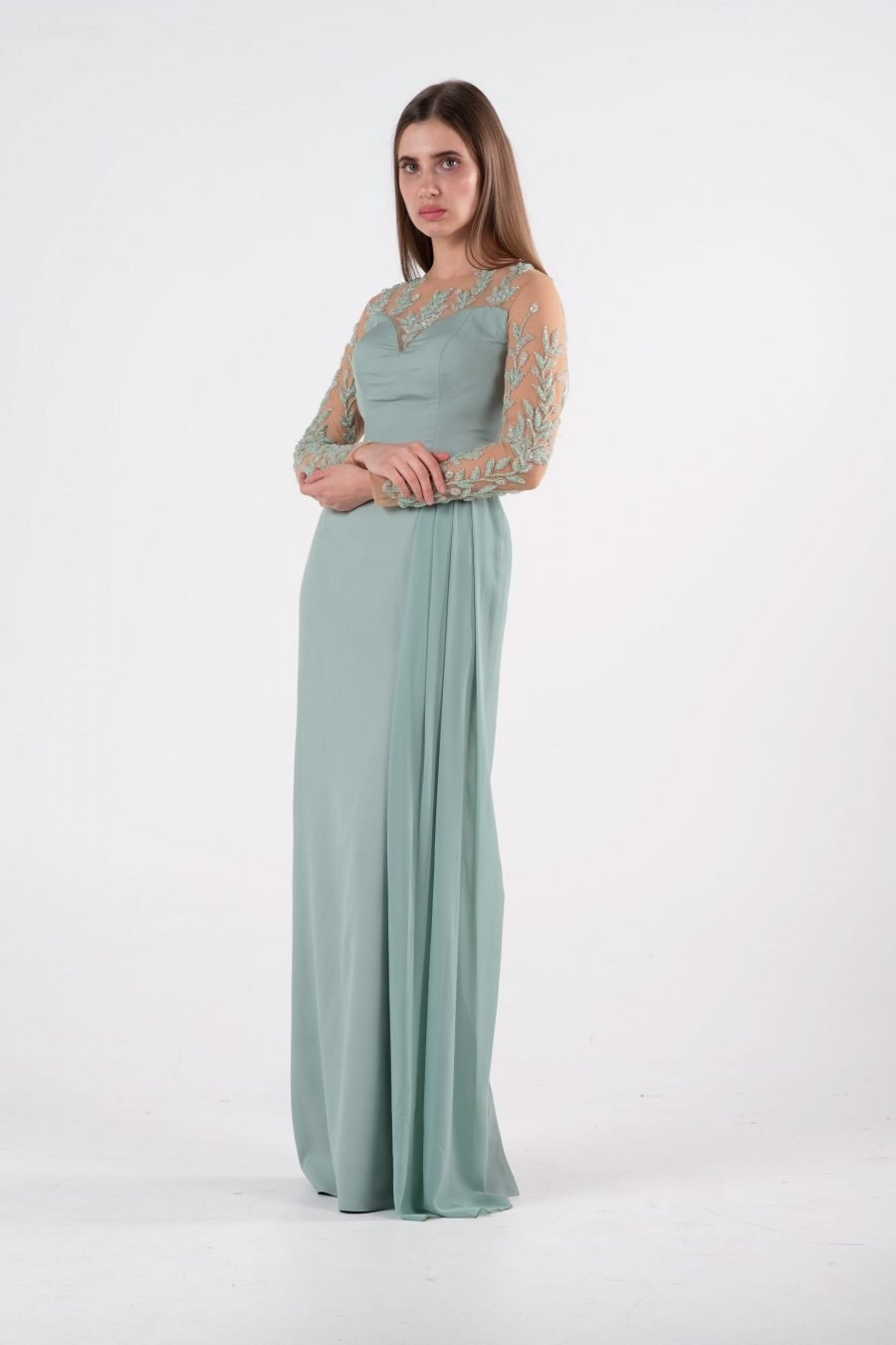 Jewel Slipdress Evening Dress - Image 9
