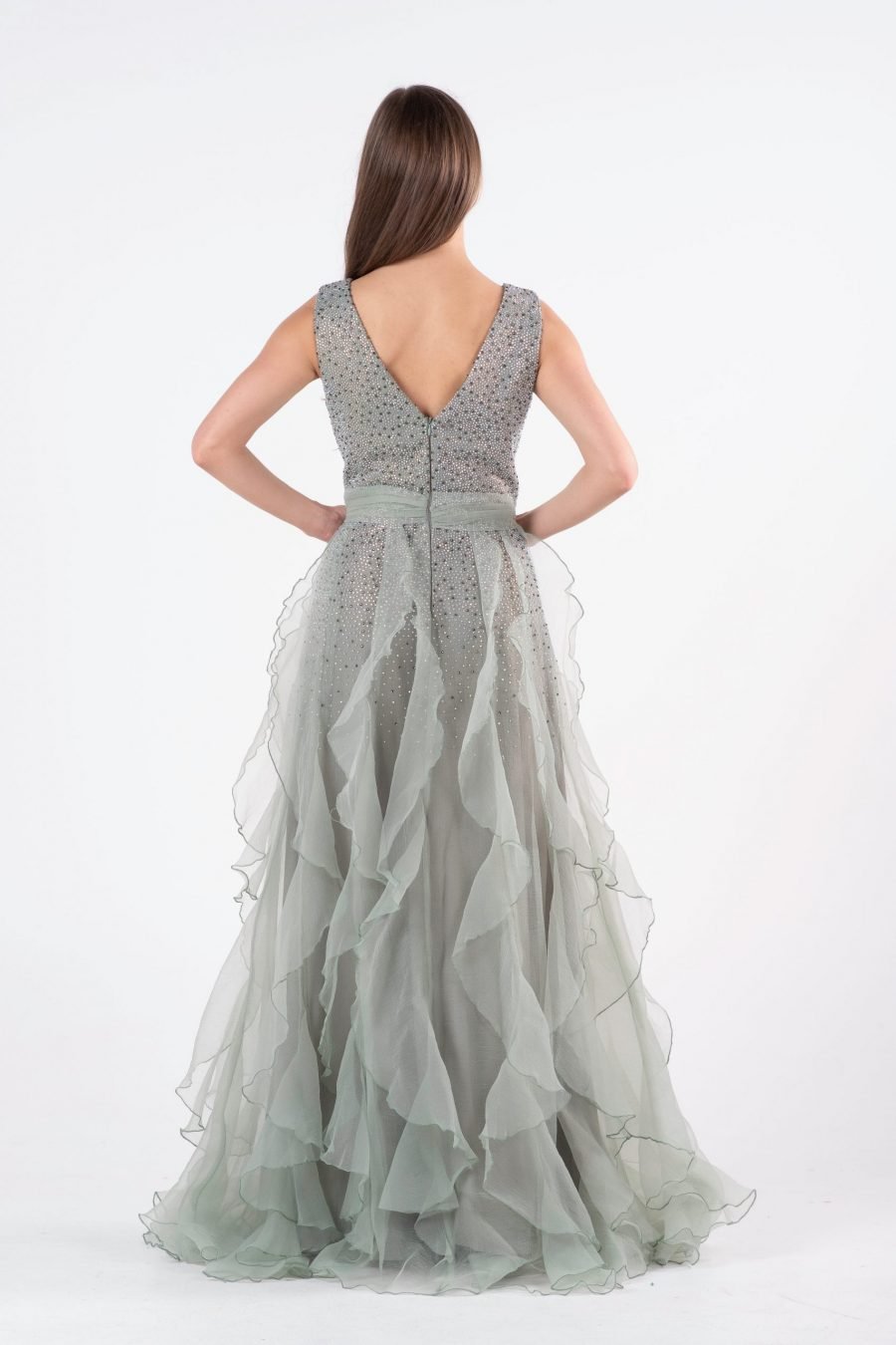 Plun Geing A-line Evening Dress - Image 2