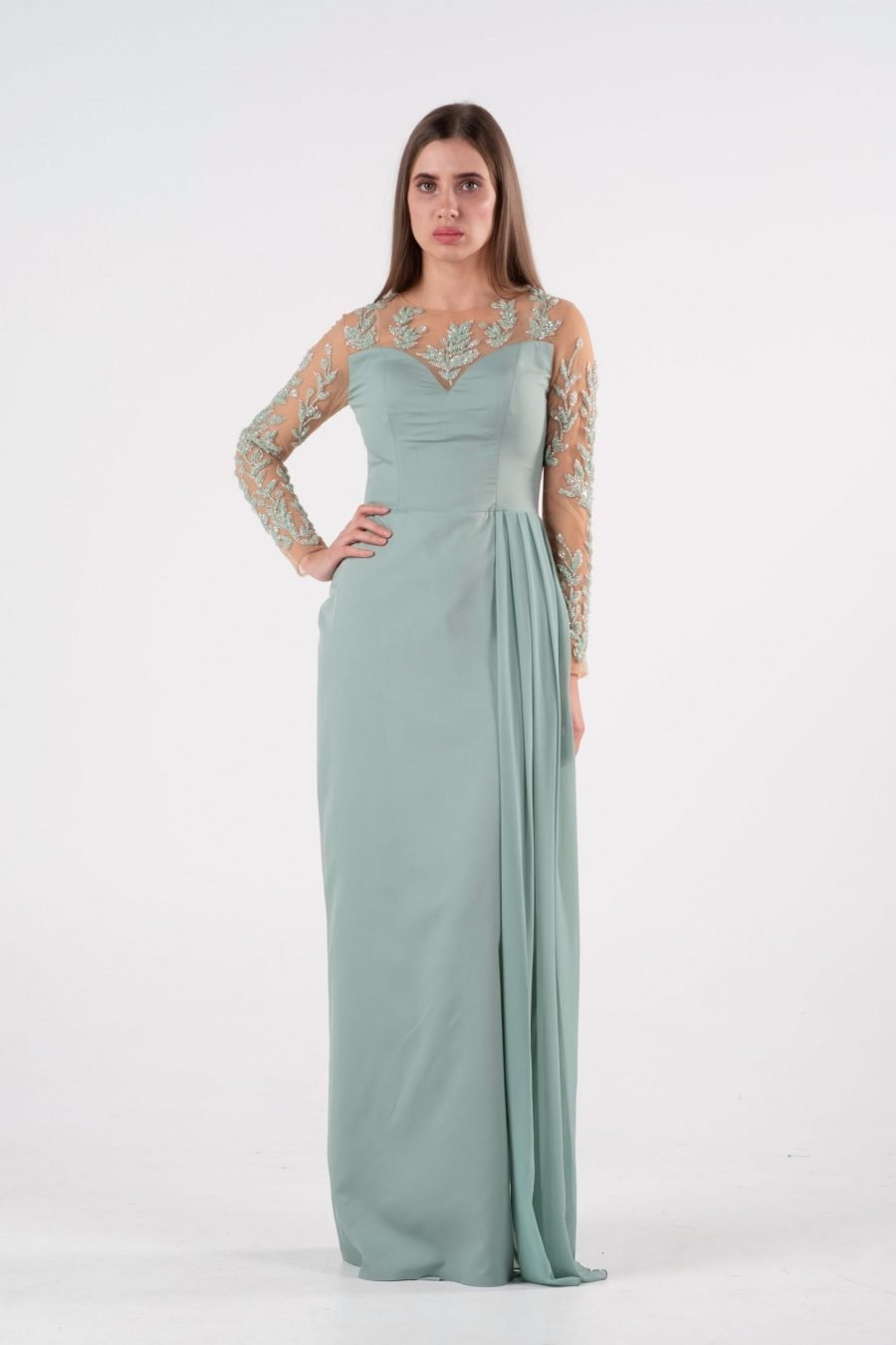 Jewel Slipdress Evening Dress - Image 11