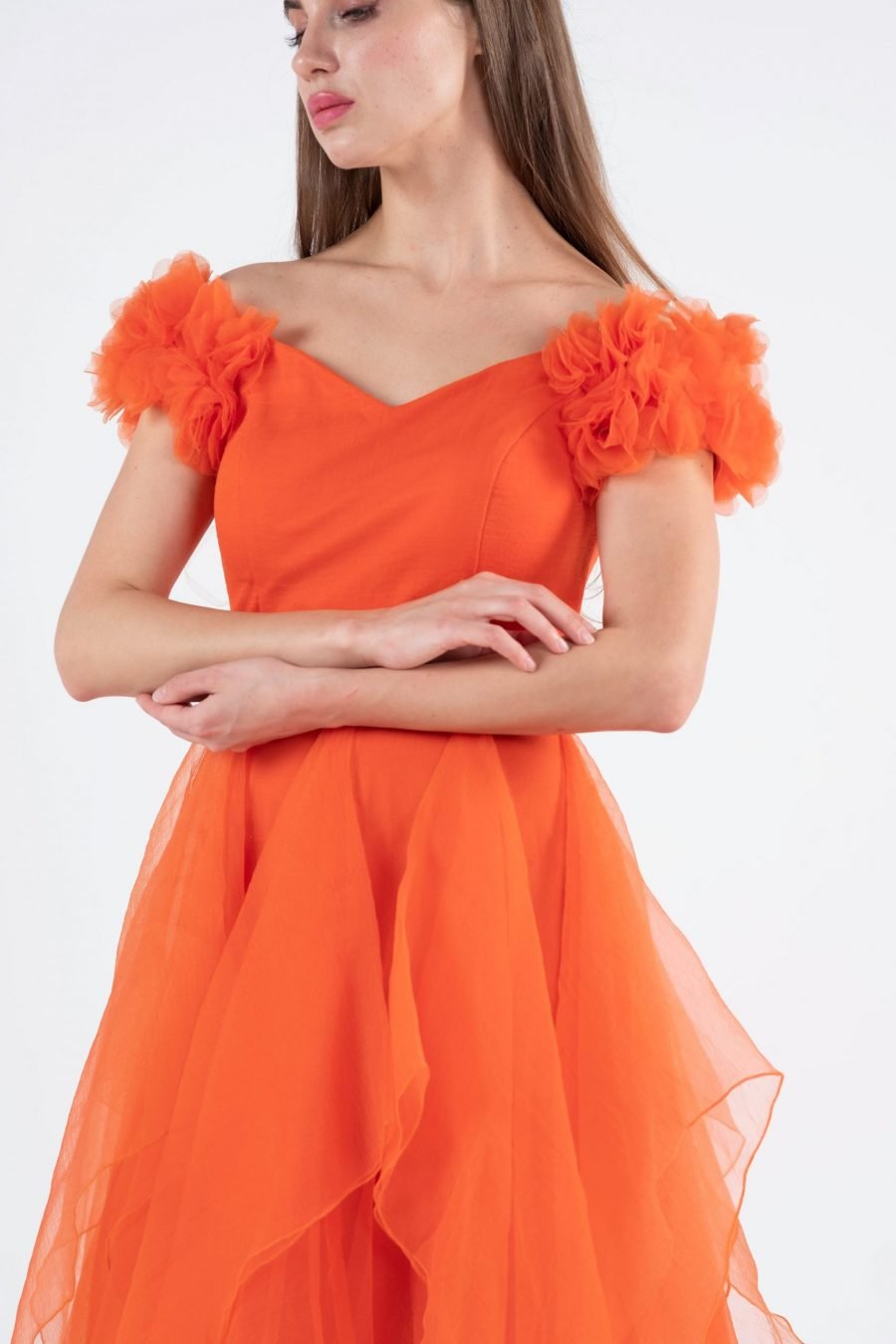 Off-Shoulder Princess Evening Dress