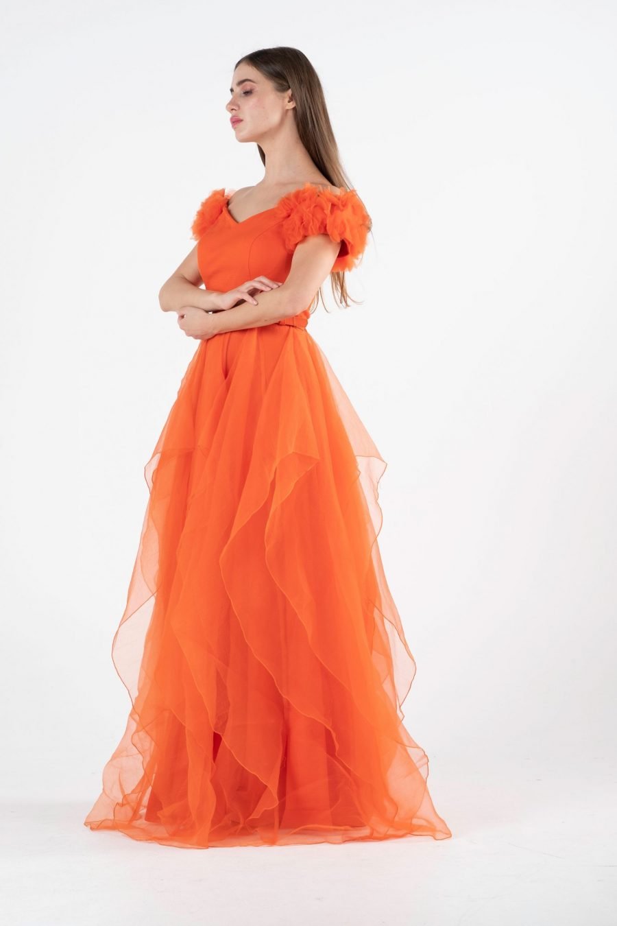 Off-Shoulder Princess Evening Dress - Image 3