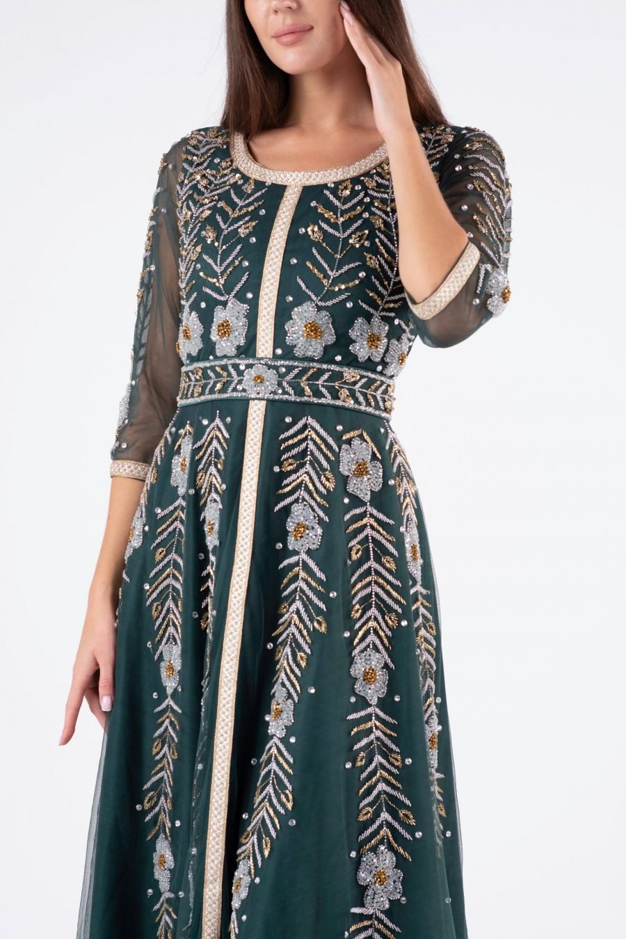 Jewel Column  Kaftan Dress - Image 9