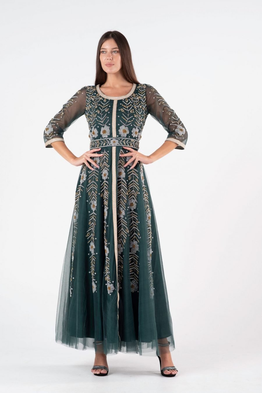 Jewel Column  Kaftan Dress - Image 11