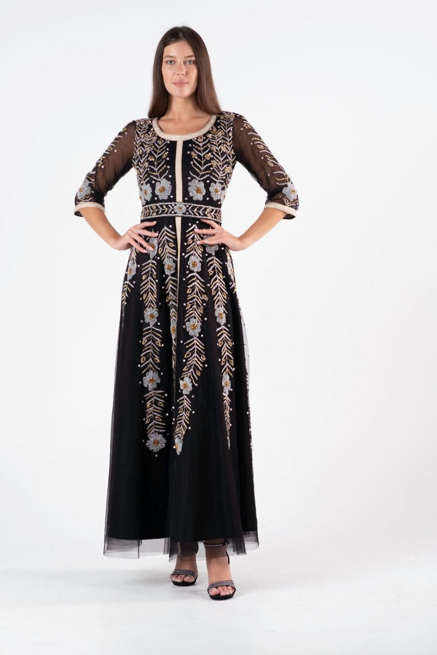 Jewel Column  Kaftan Dress - Image 5