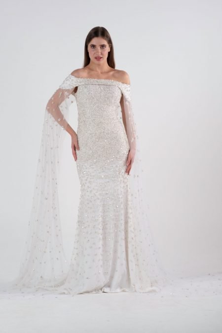 Off-Shoulder Marmaid Evening Dress