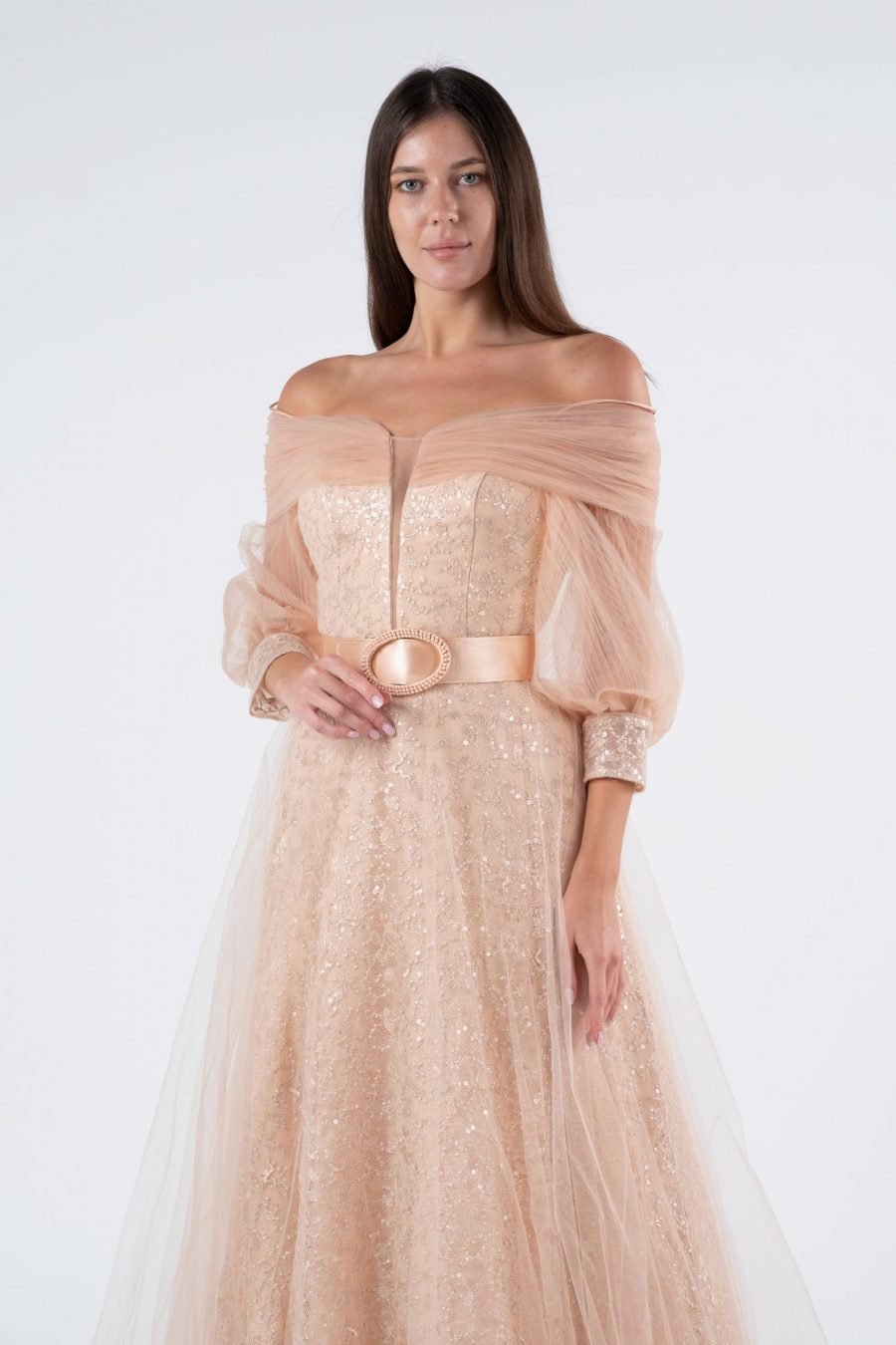 Plun Geing A-line Evening Dress - Image 2