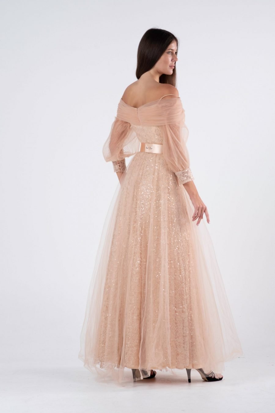 Plun Geing A-line Evening Dress - Image 3
