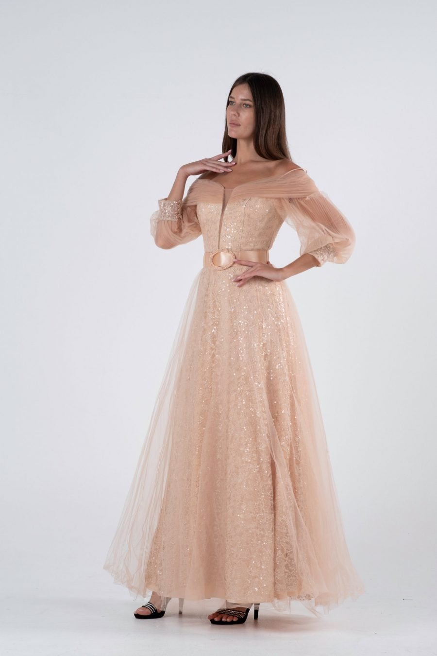 Plun Geing A-line Evening Dress - Image 4