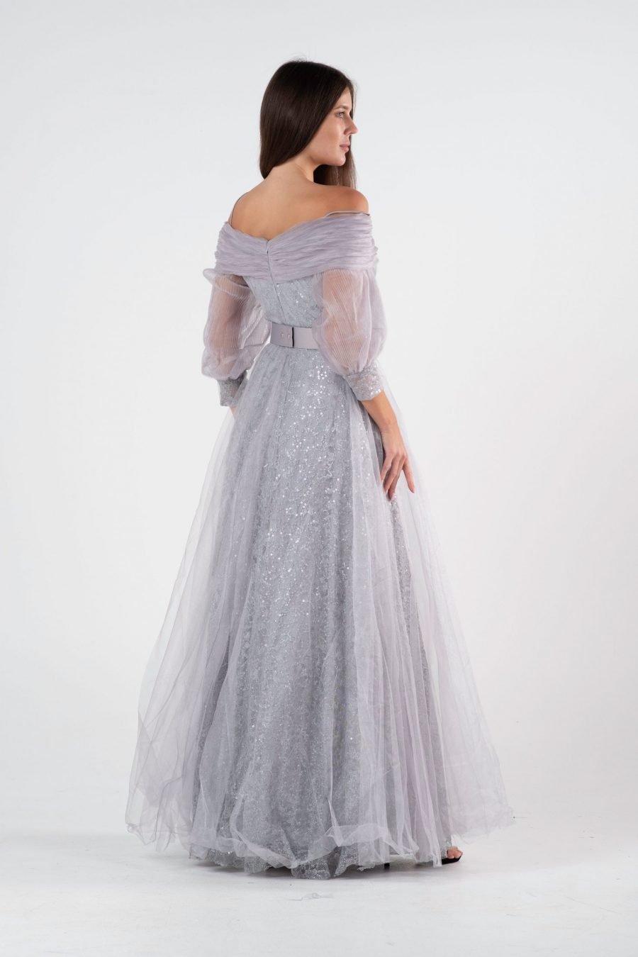 Plun Geing A-line Evening Dress - Image 8