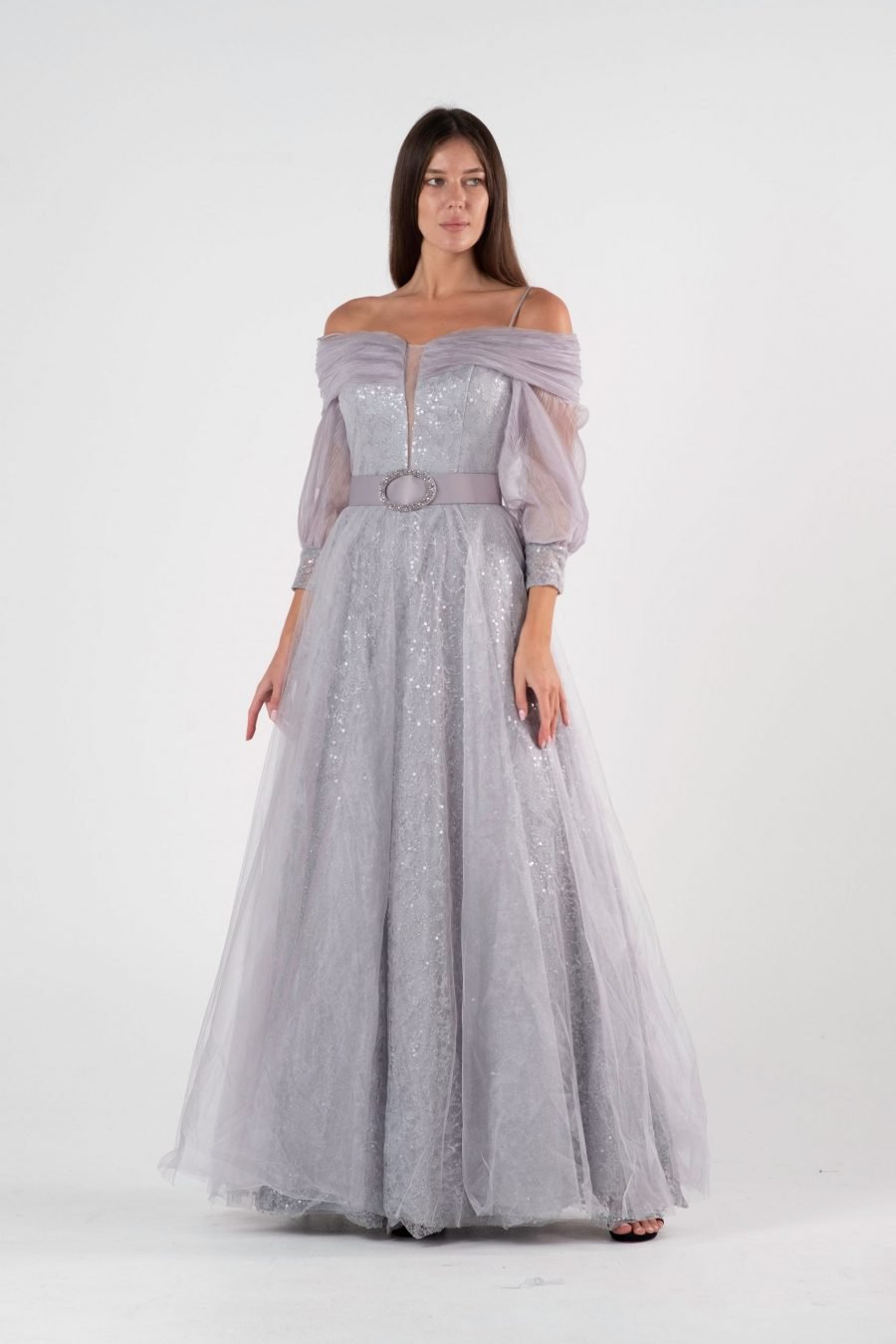 Plun Geing A-line Evening Dress - Image 7