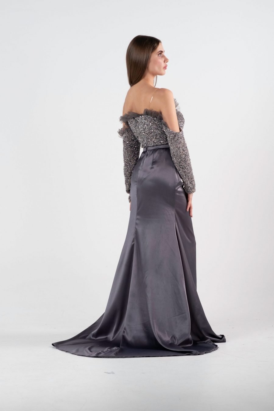Off-Shoulder Mermaid Evening Dress - Image 11