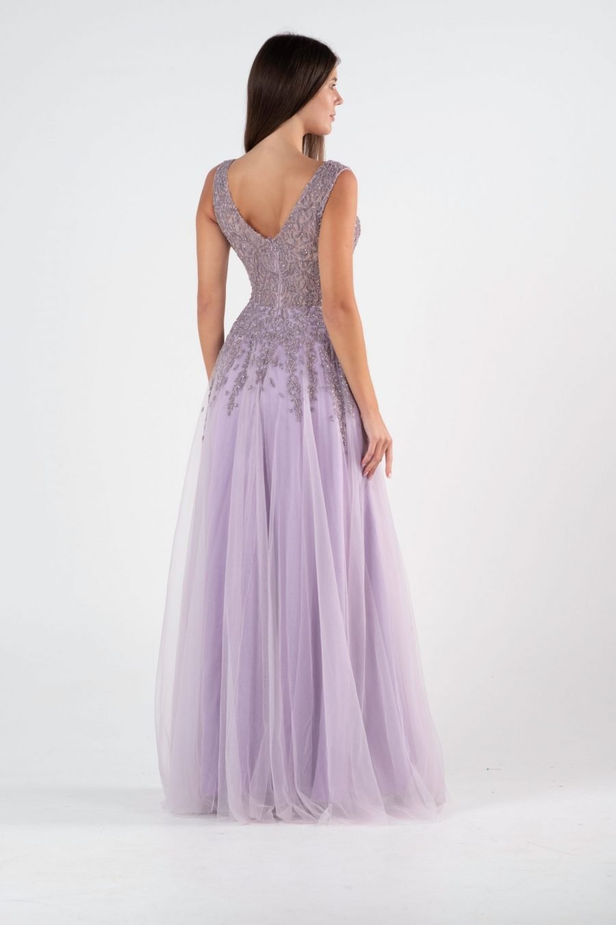 Square A-Line Evening Dress - Image 2
