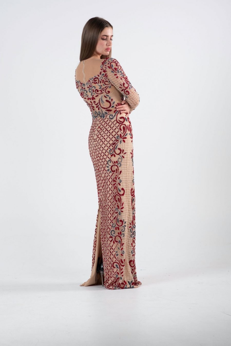 Jewel Slipdress Evening Dress - Image 9