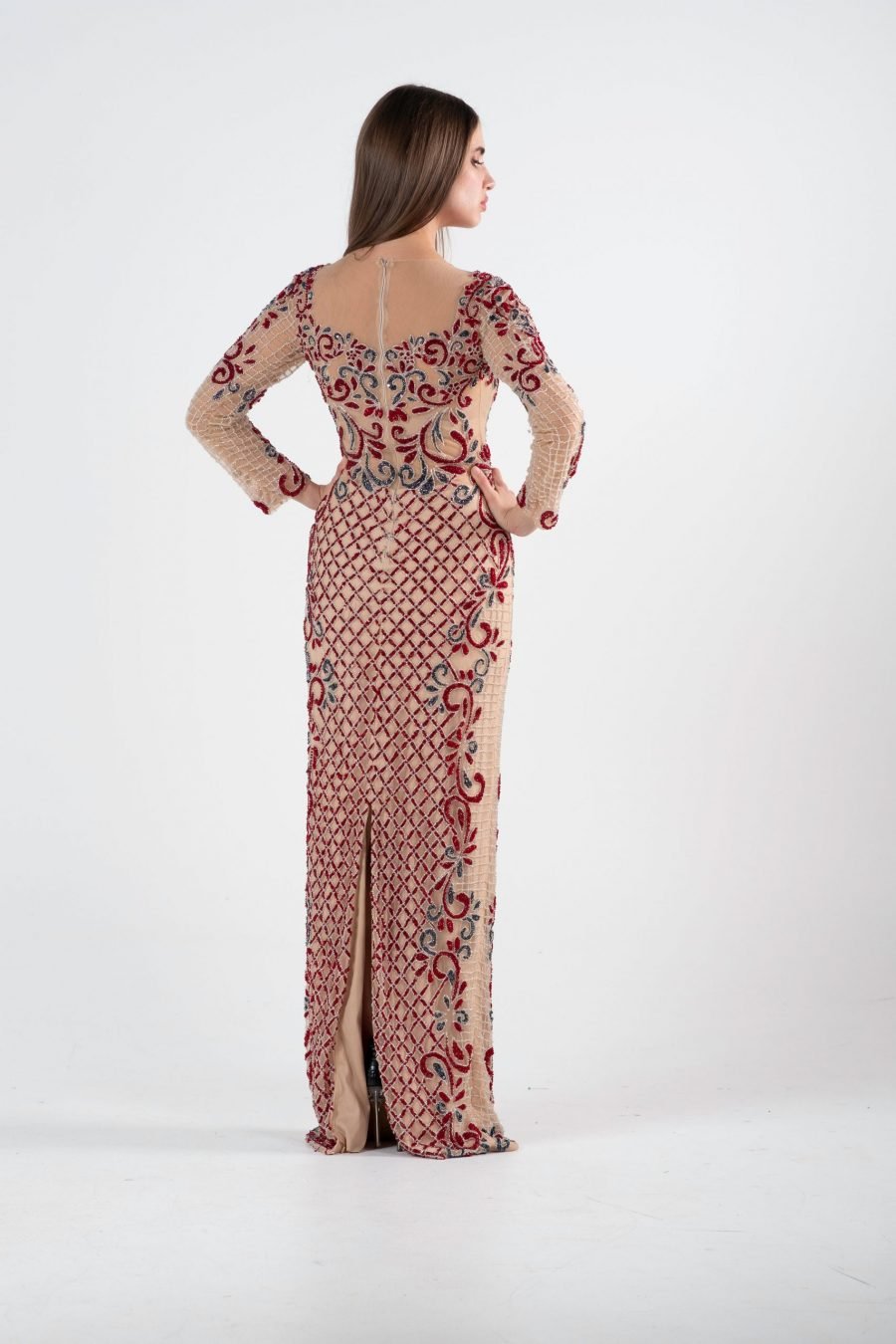 Jewel Slipdress Evening Dress - Image 10