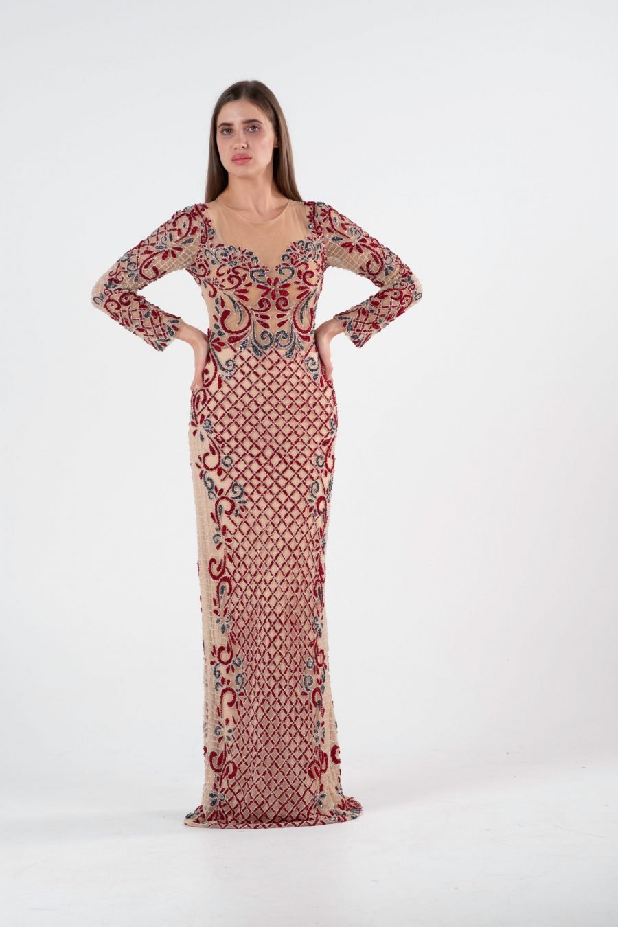 Jewel Slipdress Evening Dress - Image 11
