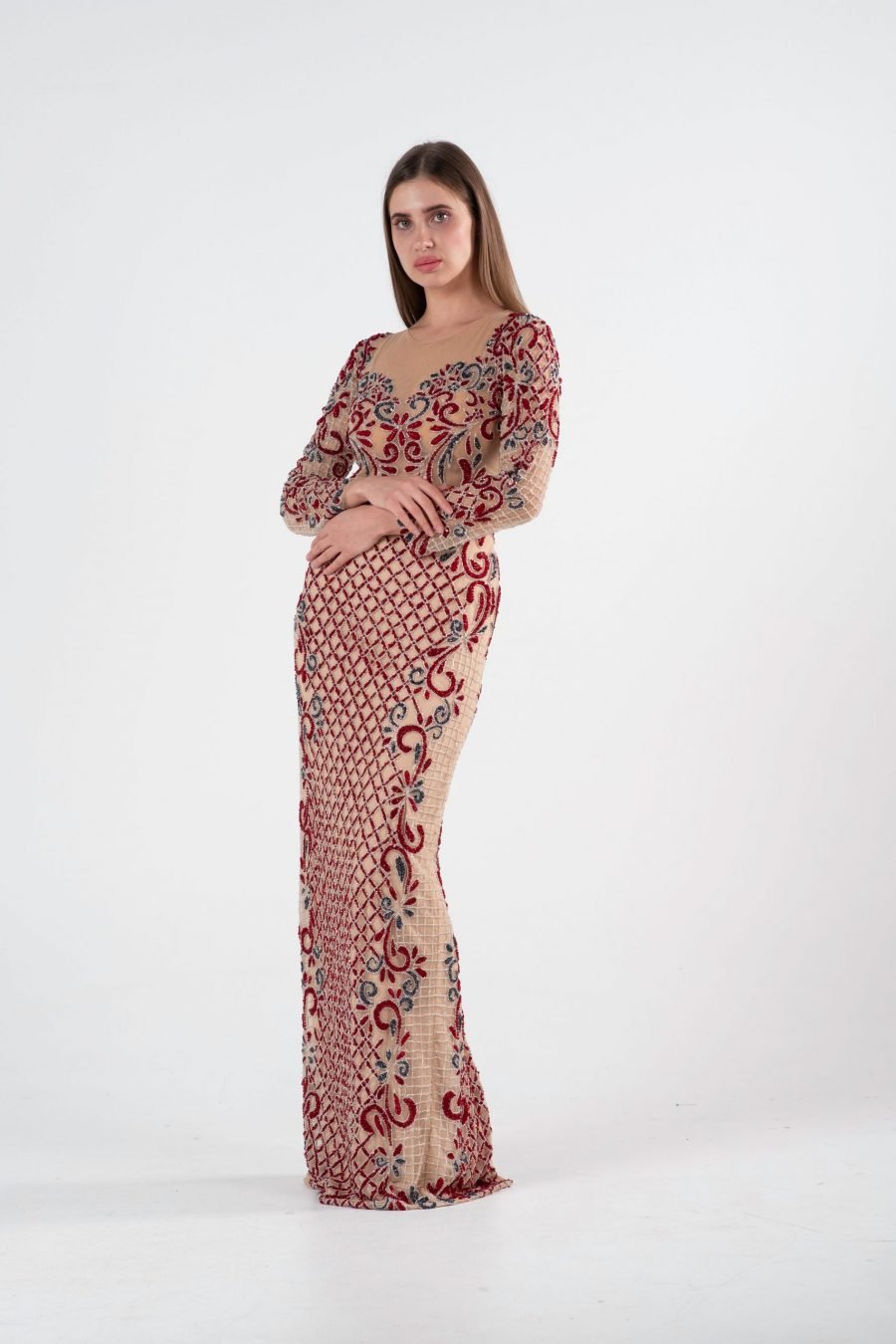 Jewel Slipdress Evening Dress - Image 12