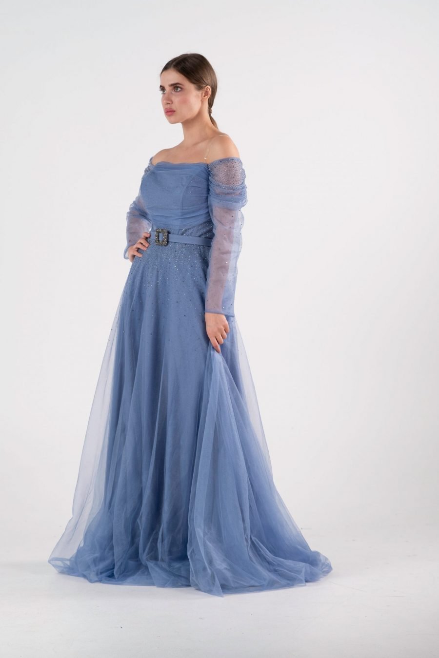 OFF-Shoulder Princess Evening Dress - Image 7