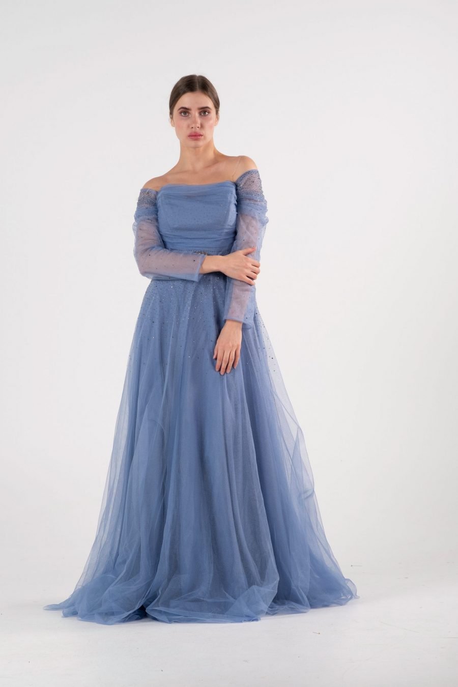OFF-Shoulder Princess Evening Dress - Image 8