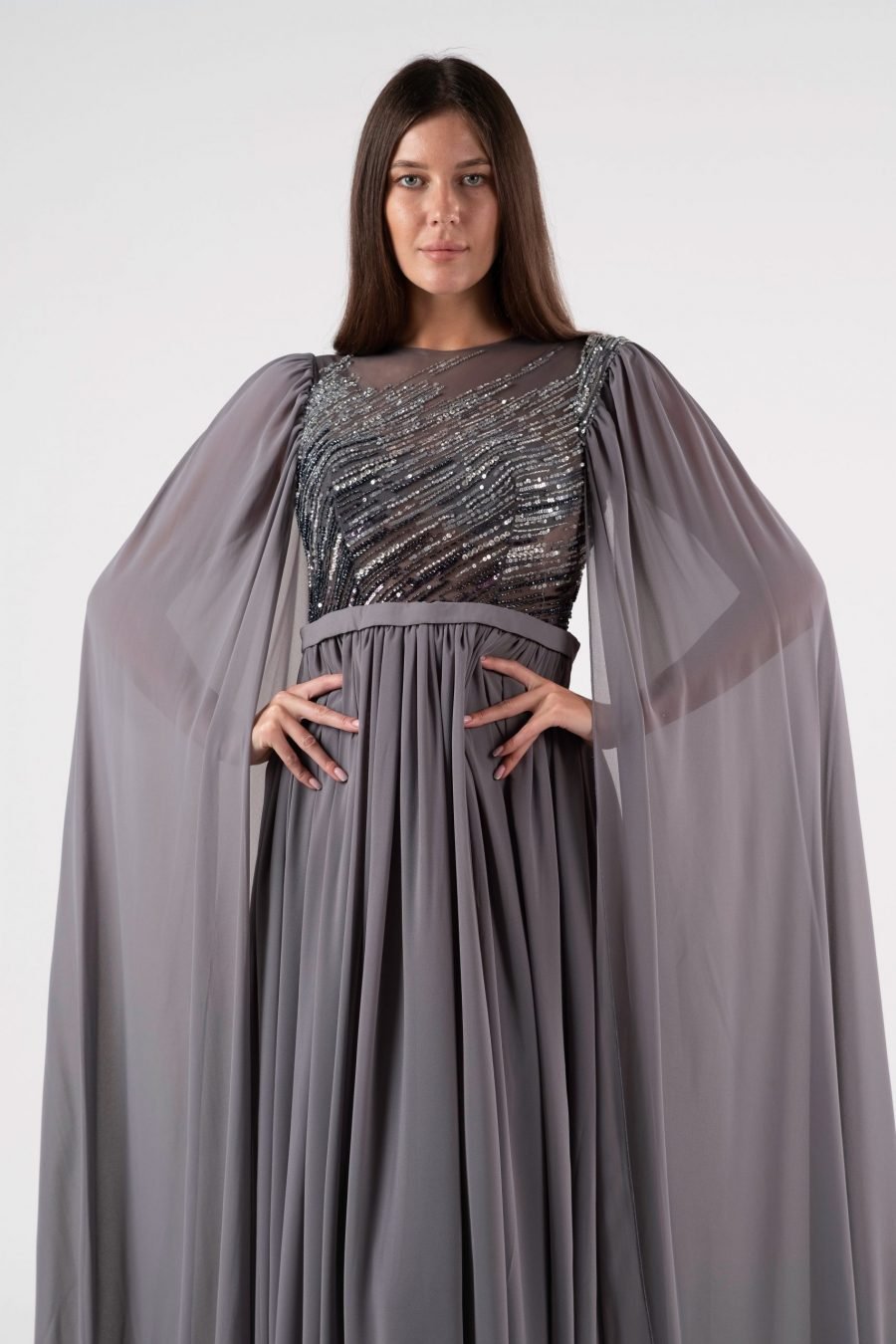 Jewel Column Evening Dress - Image 9