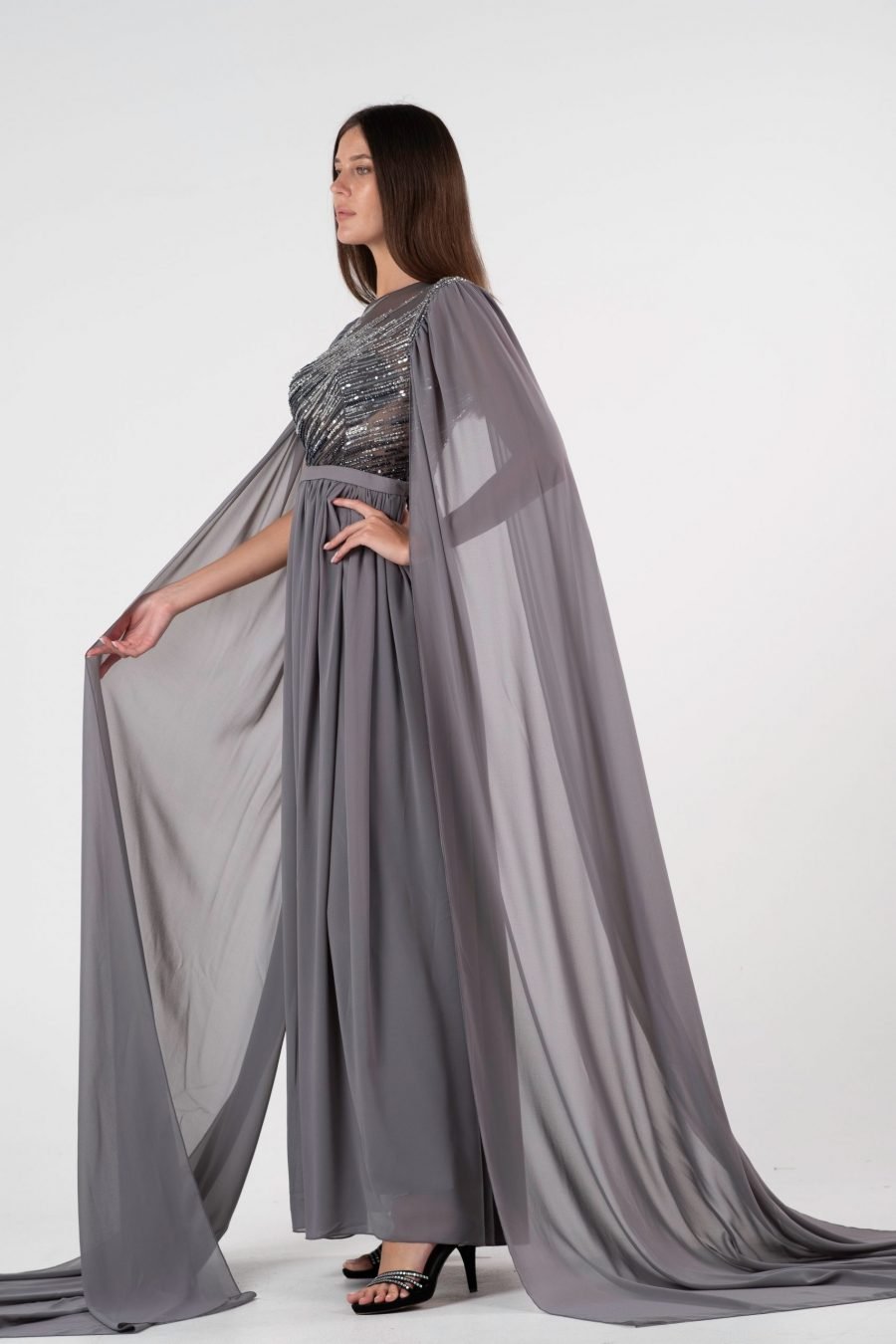 Jewel Column Evening Dress - Image 11