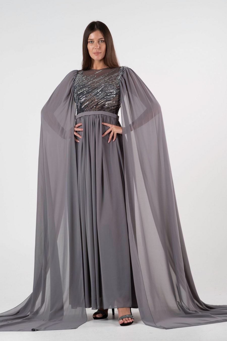 Jewel Column Evening Dress - Image 10