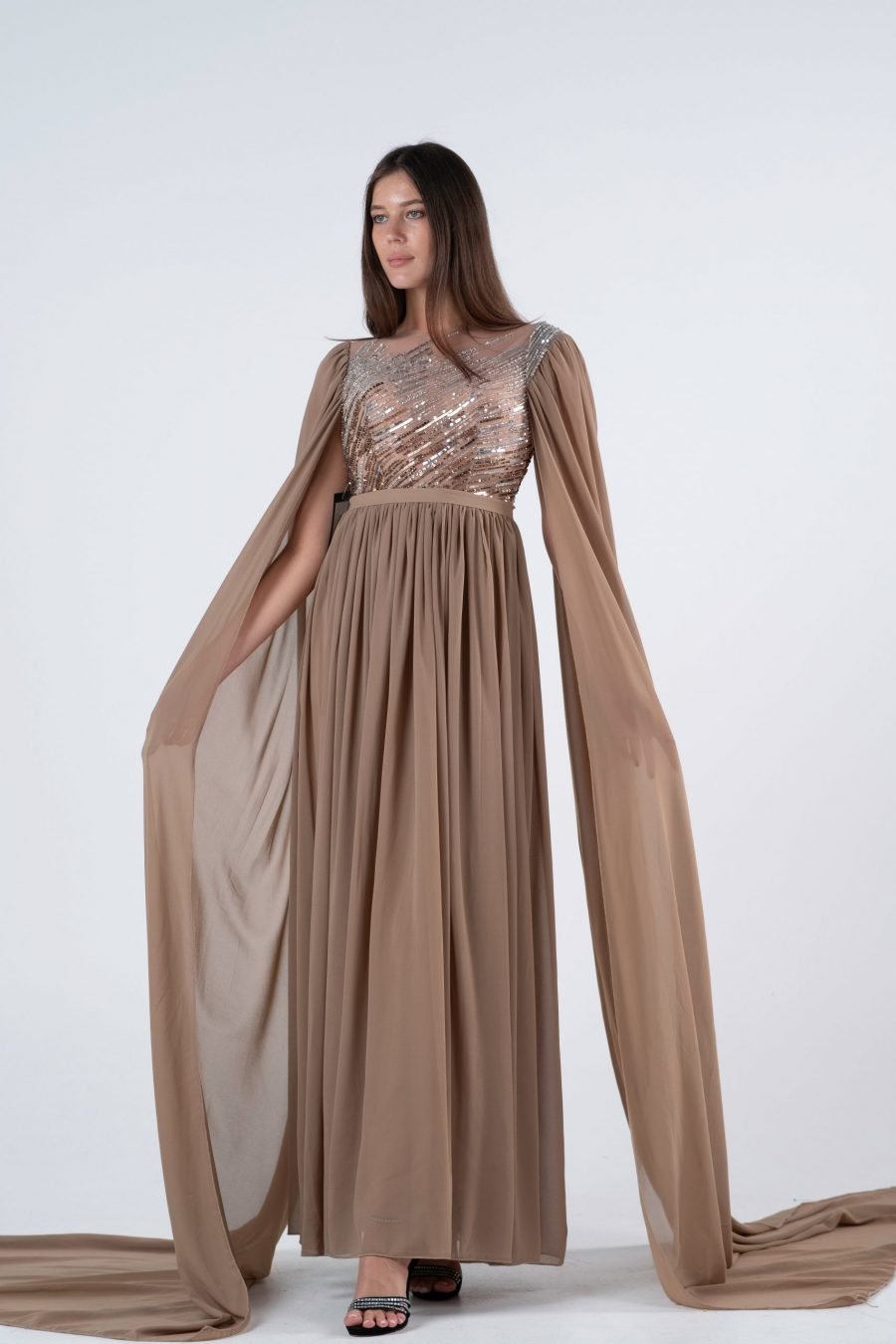 Jewel Column Evening Dress - Image 5